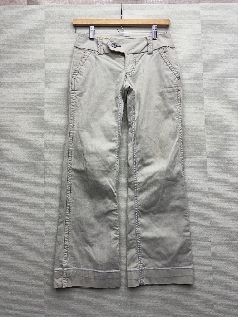 Free People 2 Women’s Wide Leg Jeans - Cream